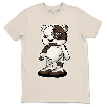 AJ12 Baroque Brown shirts to match jordans Cyborg Bear best t shirts to wear with jordans SoleFly x Jordan 12 Baroque Brown match shoes to clothes SNRT Sneaker Tees unisex cotton Natural 2 shirts
