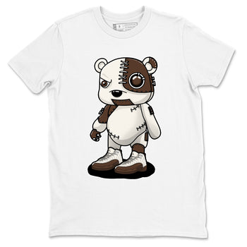AJ12 Baroque Brown shirts to match jordans Cyborg Bear best t shirts to wear with jordans SoleFly x Jordan 12 Baroque Brown match shoes to clothes SNRT Sneaker Tees unisex cotton White 2 shirts