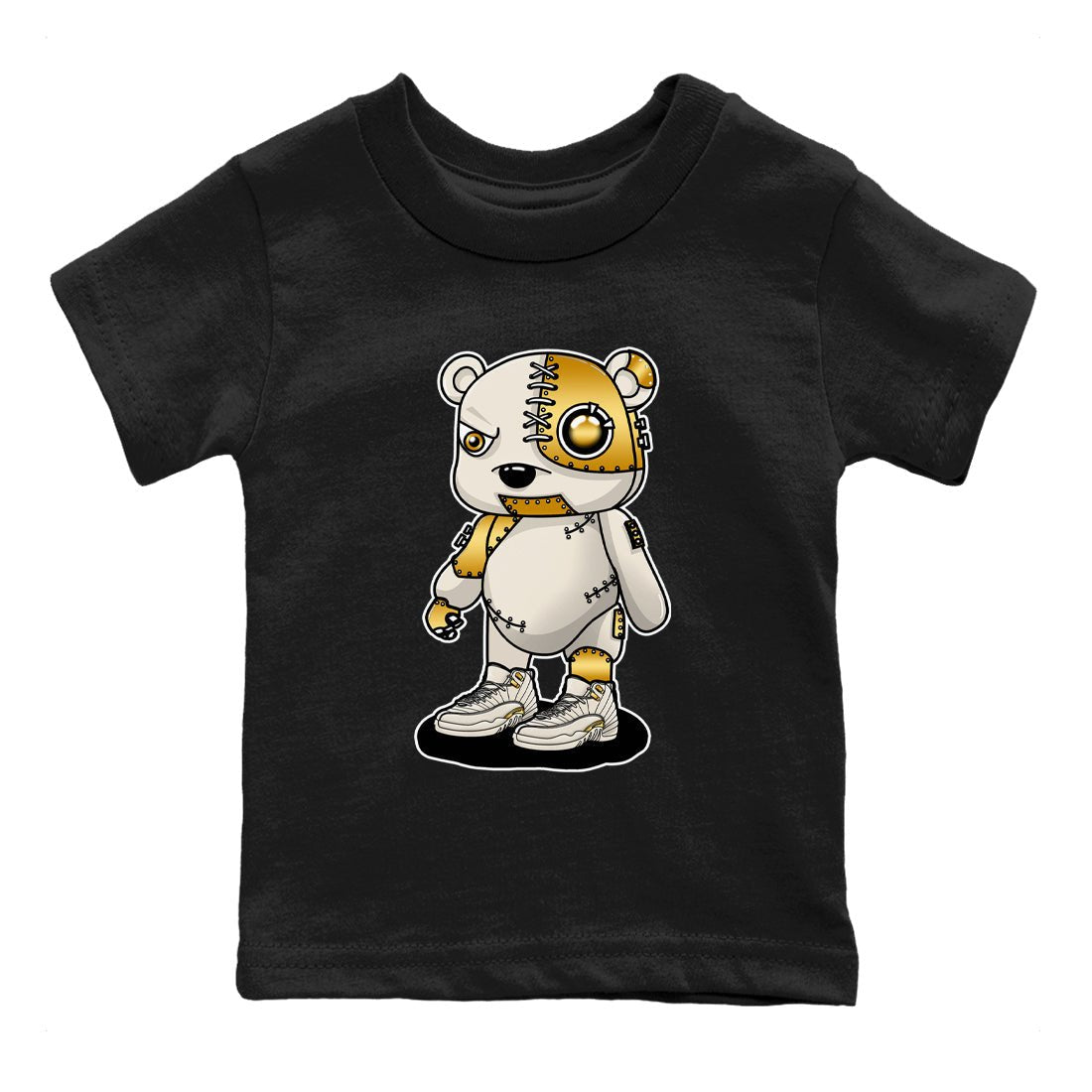 12s Phantom shirts to match jordans Cyborg Bear sneaker match tees Air Jordan 12 WMNS Phantom match shoes to clothes SNRT Sneaker Tees Youth Baby Black 2 tee