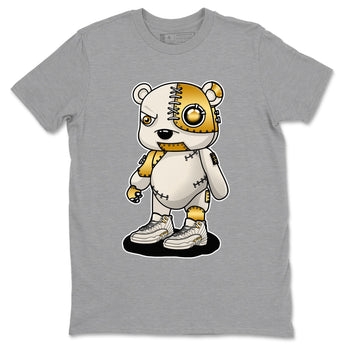 12s Phantom shirts to match jordans Cyborg Bear sneaker match tees Air Jordan 12 WMNS Phantom match shoes to clothes SNRT Sneaker Tees unisex cotton Heather Grey 2 shirts