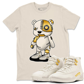 12s Phantom shirts to match jordans Cyborg Bear sneaker match tees Air Jordan 12 WMNS Phantom match shoes to clothes SNRT Sneaker Tees unisex cotton Natural 1 shirts