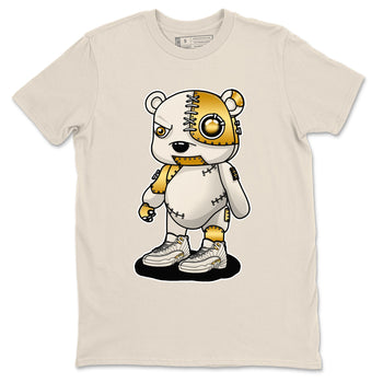 12s Phantom shirts to match jordans Cyborg Bear sneaker match tees Air Jordan 12 WMNS Phantom match shoes to clothes SNRT Sneaker Tees unisex cotton Natural 2 shirts