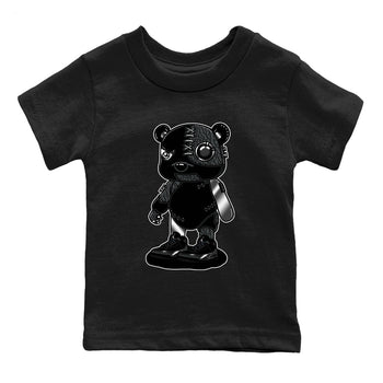 Air Jordan 3 Black Cat shirts to match jordans Cyborg Bear sneaker match tees Jordan 3 Retro Black Cat best t shirts to wear with jordans SNRT Sneaker Tees Youth Baby Black 2 tee