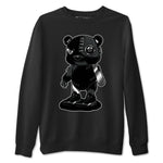 Air Jordan 3 Black Cat shirts to match jordans Cyborg Bear sneaker match tees Jordan 3 Retro Black Cat best t shirts to wear with jordans SNRT Sneaker Tees unisex cotton Black 2 shirts