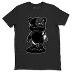 Air Jordan 3 Black Cat shirts to match jordans Cyborg Bear sneaker match tees Jordan 3 Retro Black Cat best t shirts to wear with jordans SNRT Sneaker Tees unisex cotton Black 2 shirts