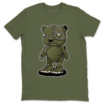 Sneaker Threads – Sneaker Threads To Match Air Jordan 3 Family Affair Shoes – Cyborg Bear Tee Military Green 2