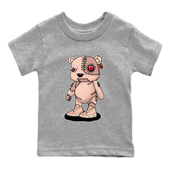 Air Jordan 3 "Treat Yourself" Washed Coral shirts to Special Valentine's Day Cyborg Bear sneaker match tees Jordan 3 Valentine's Day best t shirts to wear with jordans SNRT Sneaker Tees Youth Baby Heather Grey 2 tee