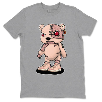 Air Jordan 3 "Treat Yourself" Washed Coral shirts to Special Valentine's Day Cyborg Bear sneaker match tees Jordan 3 Valentine's Day best t shirts to wear with jordans SNRT Sneaker Tees Graphic Tee Heather Grey 2 shirts