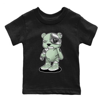 4s seafoam shirts to match jordans Cyborg Bear sneaker match tees Air Jordan 4 Abundance match shoes to clothes SNRT Sneaker Tees Youth Baby Black 2 tee