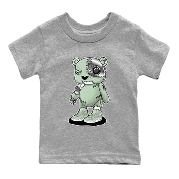 4s seafoam shirts to match jordans Cyborg Bear sneaker match tees Air Jordan 4 Abundance match shoes to clothes SNRT Sneaker Tees Youth Baby Heather Grey 2 tee
