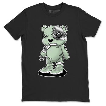 4s seafoam shirts to match jordans Cyborg Bear sneaker match tees Air Jordan 4 Abundance match shoes to clothes SNRT Sneaker Tees unisex cotton Black 2 shirts
