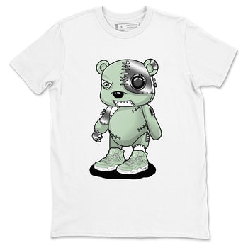 4s seafoam shirts to match jordans Cyborg Bear sneaker match tees Air Jordan 4 Abundance match shoes to clothes SNRT Sneaker Tees unisex cotton White 2 shirts