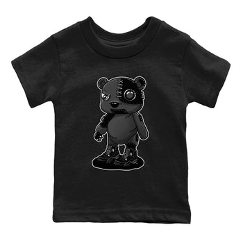 4s Black Cat shirts to match jordans Cyborg Bear sneaker match tees Air Jordan 4 Black Cat match shoes to clothes SNRT Sneaker Tees Youth Baby Black 2 tee