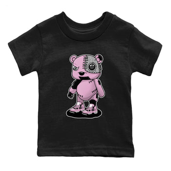 4s Retro Orchid shirts to match jordans Cyborg Bear sneaker match tees Air Jordan 4 WMNS Orchid match shoes to clothes SNRT Sneaker Tees Youth Baby Black 2 tee