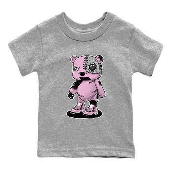 4s Retro Orchid shirts to match jordans Cyborg Bear sneaker match tees Air Jordan 4 WMNS Orchid match shoes to clothes SNRT Sneaker Tees Youth Baby Heather Grey 2 tee