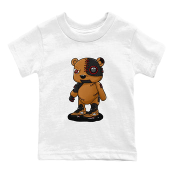 5s Archaeo Brown shirts to match jordans Cyborg Bear sneaker match tees Air Jordan 5 Archaeo Brown match shoes to clothes SNRT Sneaker Tees Youth Baby White 2 tee