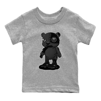 5s Black Cat shirts to match jordans Cyborg Bear sneaker match tees Air Jordan 5 Black Cat match shoes to clothes SNRT Sneaker Tees Youth Baby Heather Grey 2 tee