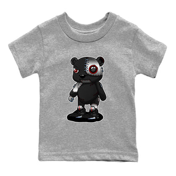 5s Reimagined shirts to match jordans Cyborg Bear best t shirts to wear with jordans Air Jordan 5 Retro OG Reimagined match shoes to clothes SNRT Sneaker Tees Youth Baby Heather Grey 2 tee