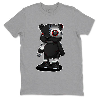 5s Reimagined shirts to match jordans Cyborg Bear best t shirts to wear with jordans Air Jordan 5 Retro OG Reimagined match shoes to clothes SNRT Sneaker Tees unisex cotton Heather Grey 2 shirts