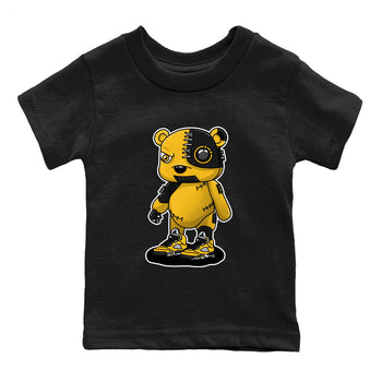 Sneaker Threads – Sneaker Threads To Match Air Jordan 5 Tokyo Shoes – Cyborg Bear Kids T-Shirt Black 2