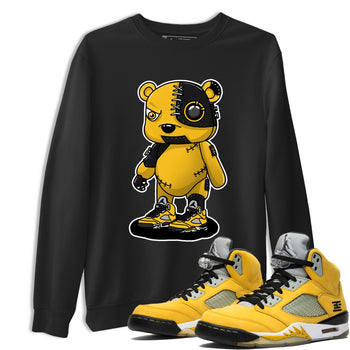 Sneaker Threads – Sneaker Threads To Match Air Jordan 5 Tokyo Shoes – Cyborg Bear Tee Black 1