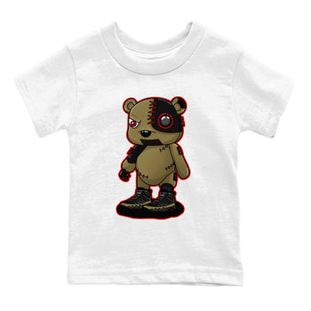 Cyborg Bear SNRT Sneaker Tees Kids - Air Jordan 9 Olive - SNRT Sneaker T-shirts