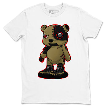 Cyborg Bear SNRT Sneaker Tees - Air Jordan 9 Olive - SNRT Sneaker T-shirts