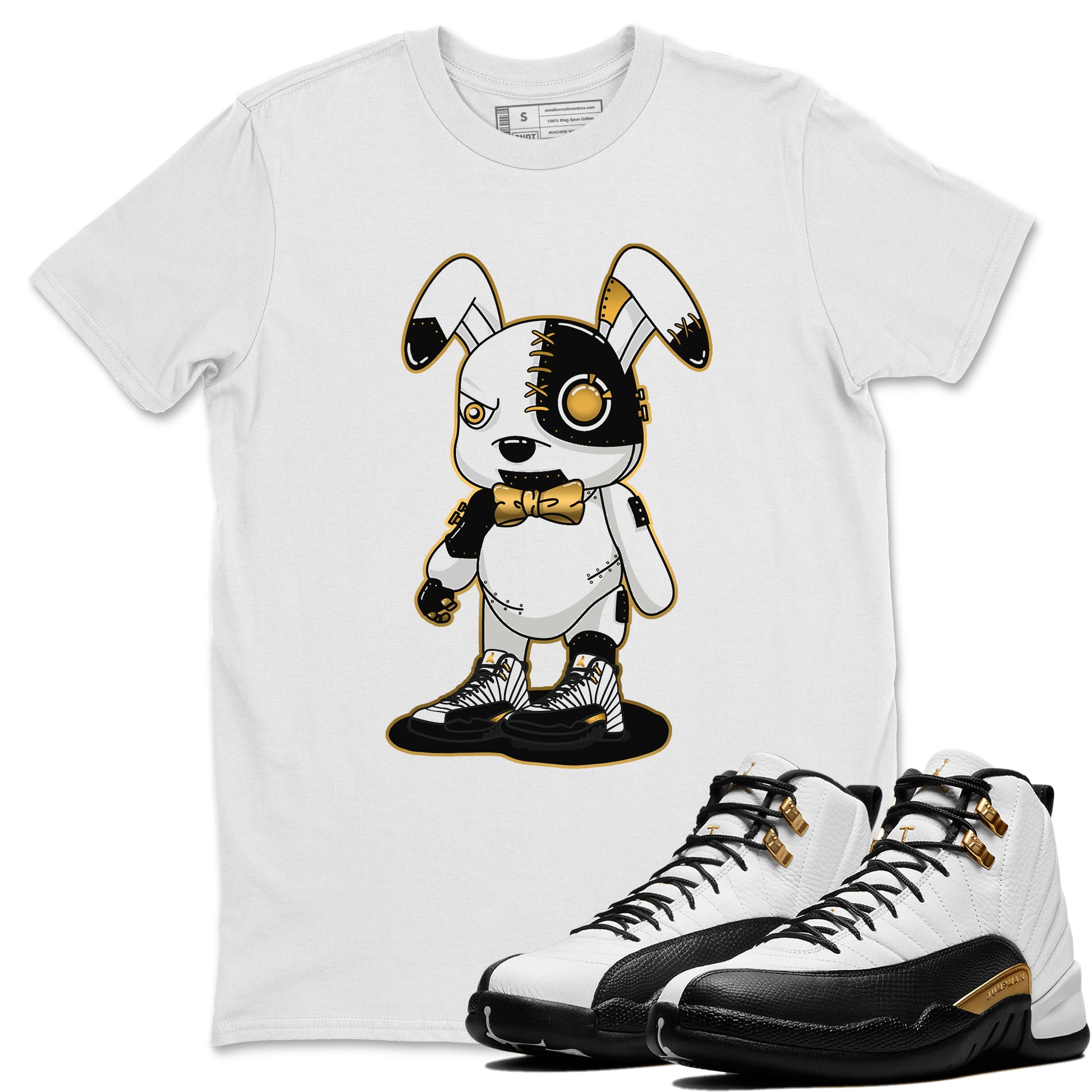 Cyborg Bunny Unisex Adult Tops - Air Jordan 12 Royalty - SNRT Sneaker T-shirts