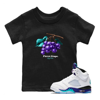 Fresh Grape SNRT Sneaker Tees Kids - Air Jordan 5 Grape - SNRT Sneaker T-shirts