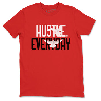 Air Jordan 12 Retro Taxi Flip shirts to match jordans Daily Hustle sneaker match tees 12s Red Taxi SNRT sneaker release Tees unisex cotton Red 2 crew neck shirt