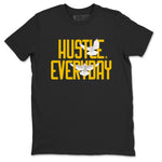 Dunk High Pollen Shirts To Match Jordans Daily Hustle sneaker match tees Dunk High Iowa Tee SNRT Sneaker Release Tees unisex cotton Black 2 crew neck shirts