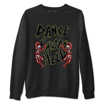 1s Travis Scott Medium Olive shirts to match jordans Dance From Hell unique Halloween sneaker tee Air Jordan 1 Travis Scott Medium Olive match shoes to clothes SNRT Sneaker Tees unisex cotton Black 2 shirts