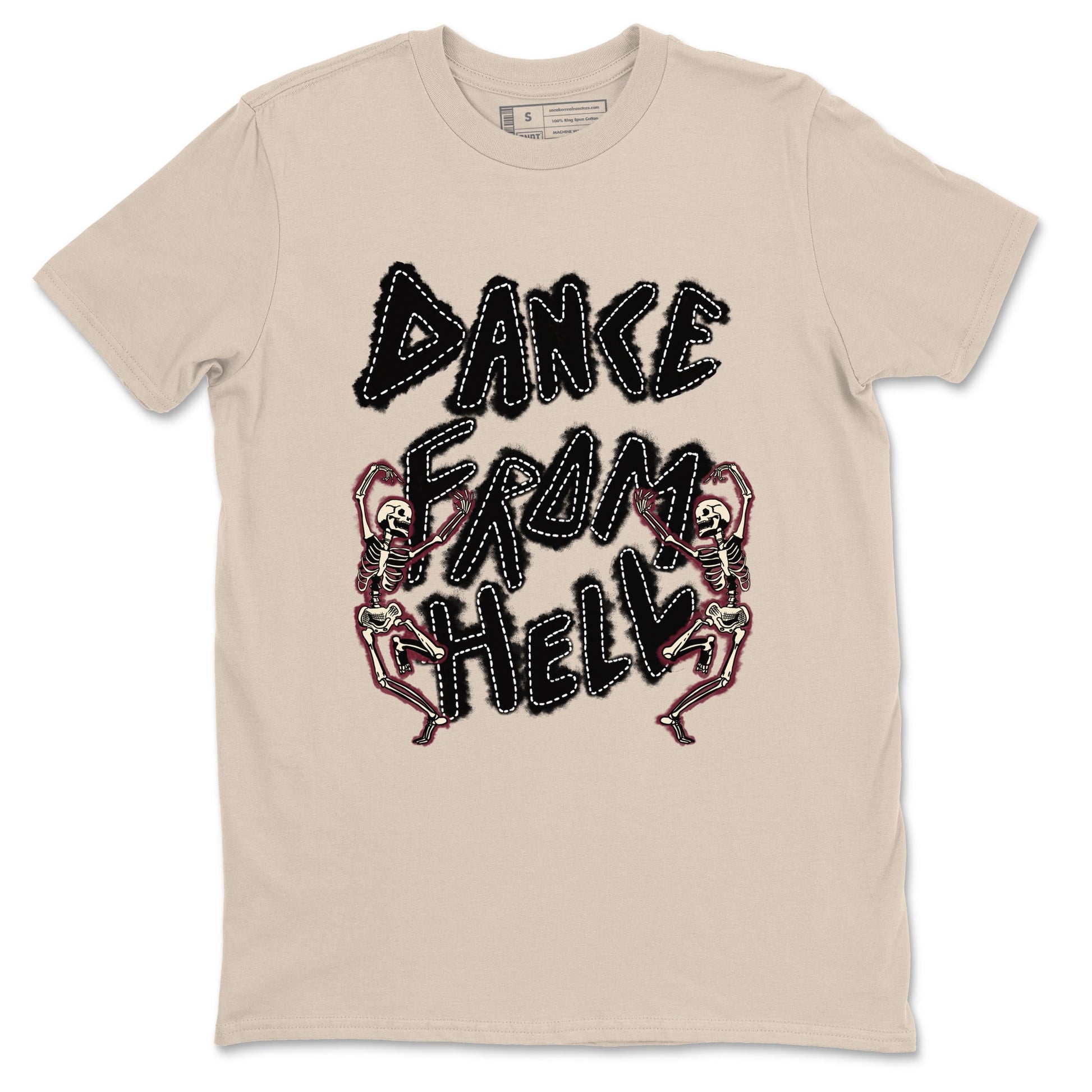4s A Ma Maniere x Fossil Stone shirts to match jordans Dance From Hell unique Halloween sneaker tee Air Jordan 4 A Ma Maniere x Fossil Stone match shoes to clothes SNRT Sneaker Tees unisex cotton Sand 2 shirts