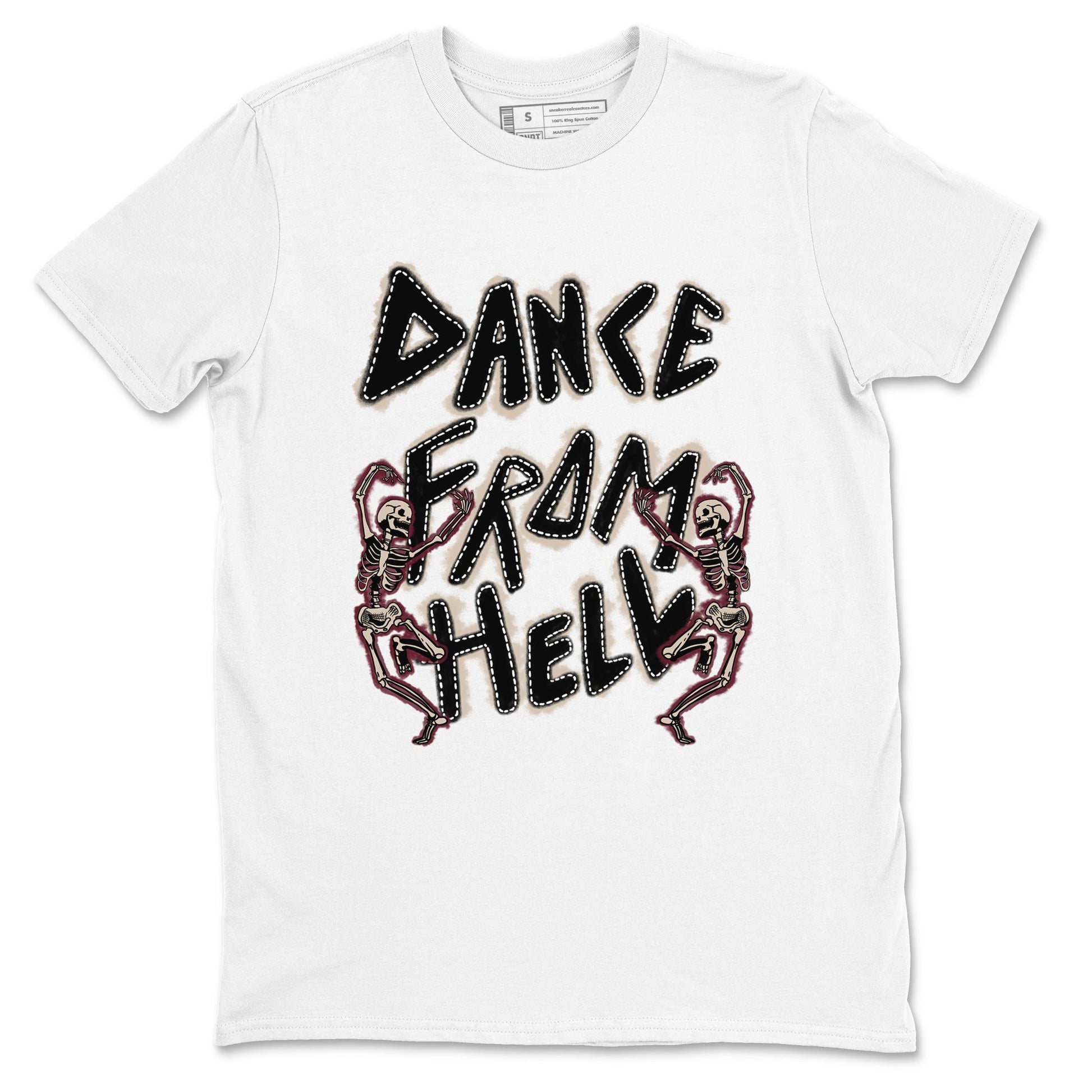 4s A Ma Maniere x Fossil Stone shirts to match jordans Dance From Hell unique Halloween sneaker tee Air Jordan 4 A Ma Maniere x Fossil Stone match shoes to clothes SNRT Sneaker Tees unisex cotton White 2 shirts