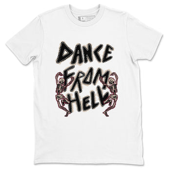 4s A Ma Maniere x Fossil Stone shirts to match jordans Dance From Hell unique Halloween sneaker tee Air Jordan 4 A Ma Maniere x Fossil Stone match shoes to clothes SNRT Sneaker Tees unisex cotton White 2 shirts