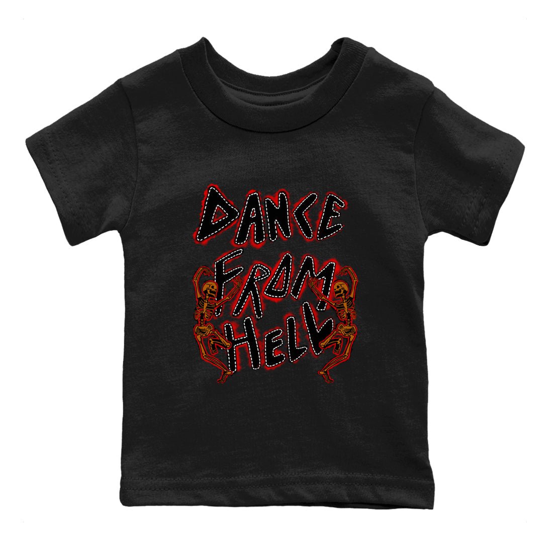 5s Archaeo Brwon shirts to match jordans Dance From Hell unique Halloween sneaker tee Air Jordan 5 Archaeo Brwon match shoes to clothes SNRT Sneaker Tees Youth Baby Black 2 tee