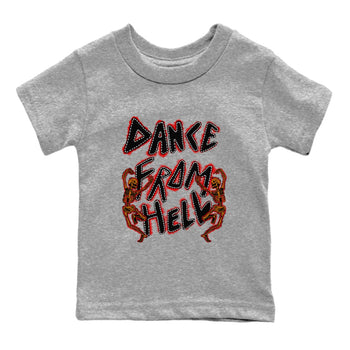 5s Archaeo Brwon shirts to match jordans Dance From Hell unique Halloween sneaker tee Air Jordan 5 Archaeo Brwon match shoes to clothes SNRT Sneaker Tees Youth Baby Heather Grey 2 tee