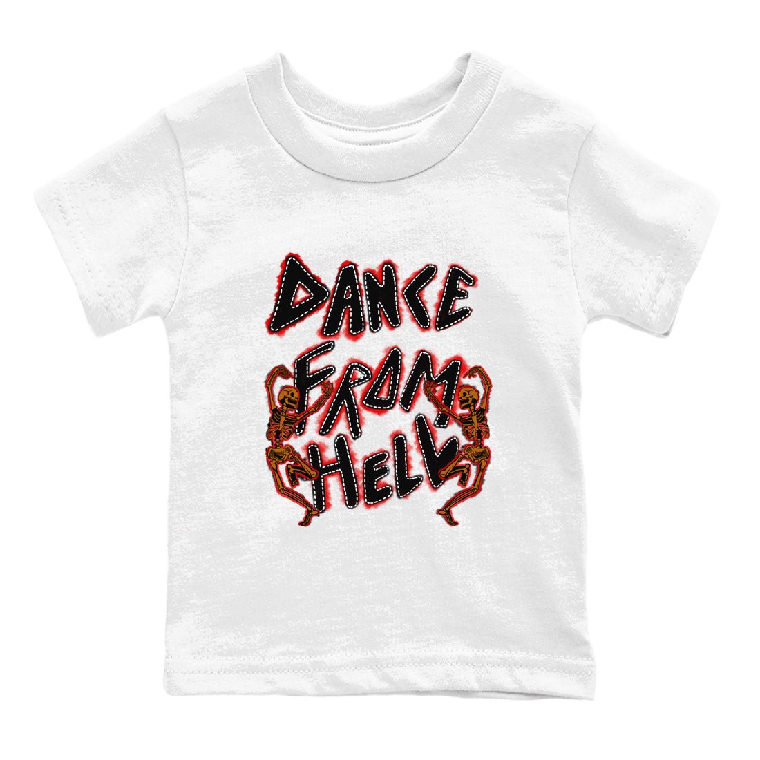 5s Archaeo Brwon shirts to match jordans Dance From Hell unique Halloween sneaker tee Air Jordan 5 Archaeo Brwon match shoes to clothes SNRT Sneaker Tees Youth Baby White 2 tee