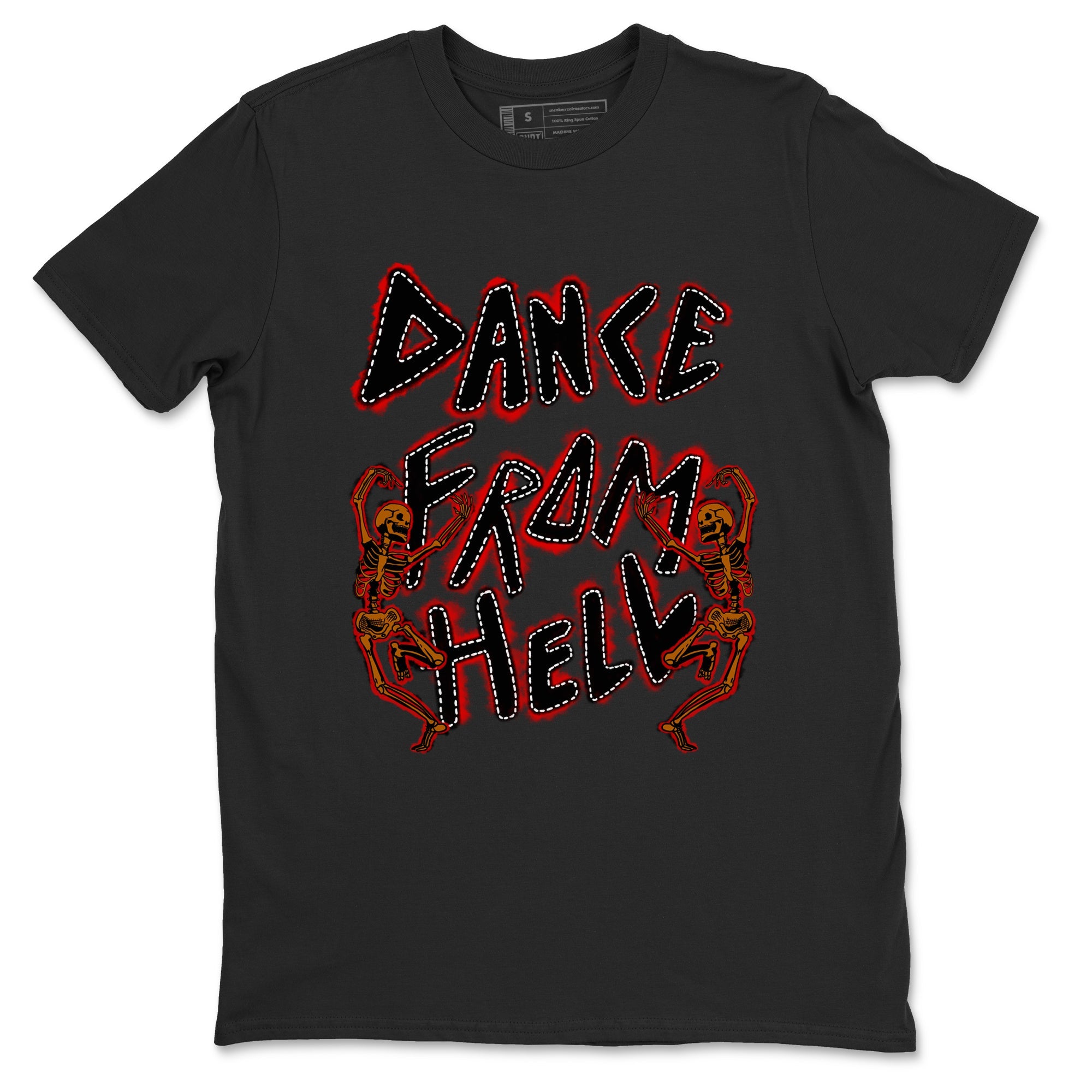 5s Archaeo Brwon shirts to match jordans Dance From Hell unique Halloween sneaker tee Air Jordan 5 Archaeo Brwon match shoes to clothes SNRT Sneaker Tees unisex cotton Black 2 shirts