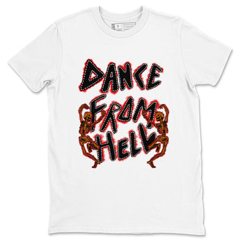 5s Archaeo Brwon shirts to match jordans Dance From Hell unique Halloween sneaker tee Air Jordan 5 Archaeo Brwon match shoes to clothes SNRT Sneaker Tees unisex cotton White 2 shirts