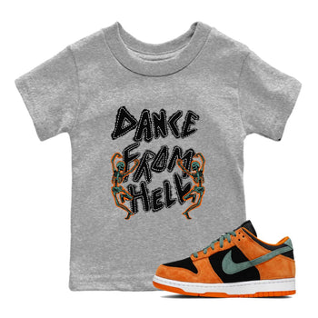 Dunk Low Ceramic shirts to match jordans Dance From Hell sneaker match tees Dunk Ceramic match shoes to clothes SNRT Sneaker Tees Youth Baby Heather Grey 1 tee
