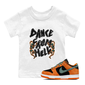 Dunk Low Ceramic shirts to match jordans Dance From Hell sneaker match tees Dunk Ceramic match shoes to clothes SNRT Sneaker Tees Youth Baby White 1 tee