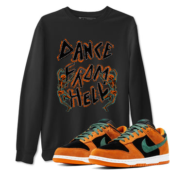 Dunk Low Ceramic shirts to match jordans Dance From Hell sneaker match tees Dunk Ceramic match shoes to clothes SNRT Sneaker Tees unisex cotton Black 1 shirts