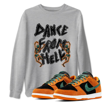 Dunk Low Ceramic shirts to match jordans Dance From Hell sneaker match tees Dunk Ceramic match shoes to clothes SNRT Sneaker Tees unisex cotton Heather Grey 1 shirts