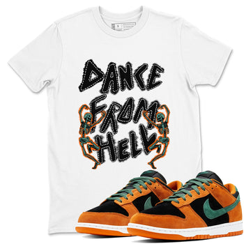 Dunk Low Ceramic shirts to match jordans Dance From Hell sneaker match tees Dunk Ceramic match shoes to clothes SNRT Sneaker Tees unisex cotton White 1 shirts