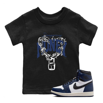 1s Midnight Navy shirts to match jordans Dangerous Money sneaker match tees Air Jordan 1 Midnight Navy match shoes to clothes SNRT Sneaker Tees Youth Baby Black 1 tee