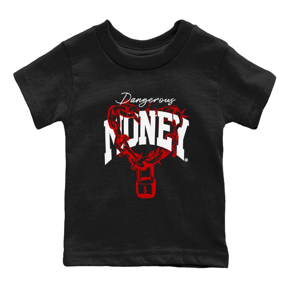 11s Bred Velvet shirts to match jordans Dangerous Money sneaker match tees Air Jordan 11 Bred Velvet match shoes to clothes SNRT Sneaker Tees Youth Baby Black 2 tee