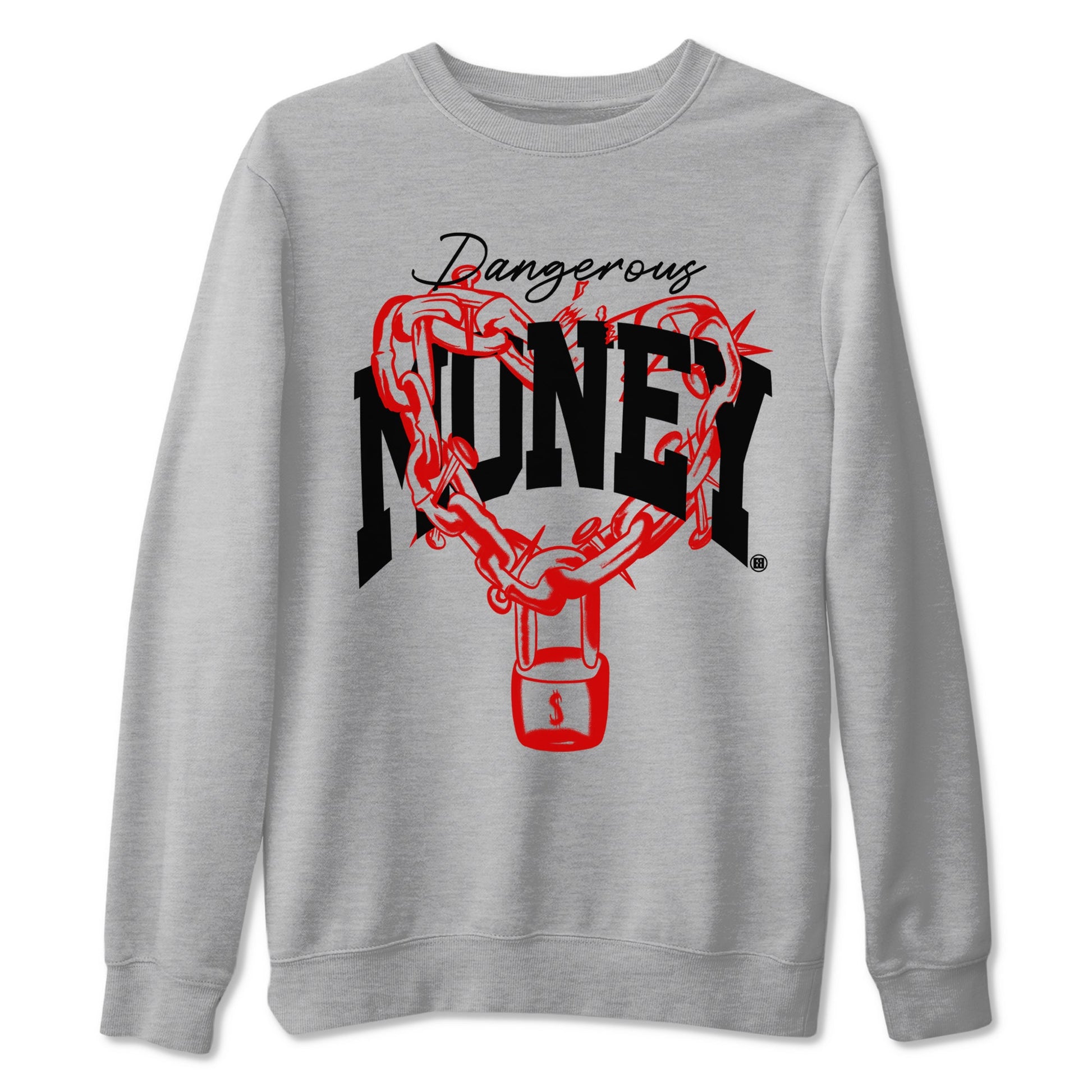 11s Bred Velvet shirts to match jordans Dangerous Money sneaker match tees Air Jordan 11 Bred Velvet match shoes to clothes SNRT Sneaker Tees unisex cotton Heather Grey 2 shirts