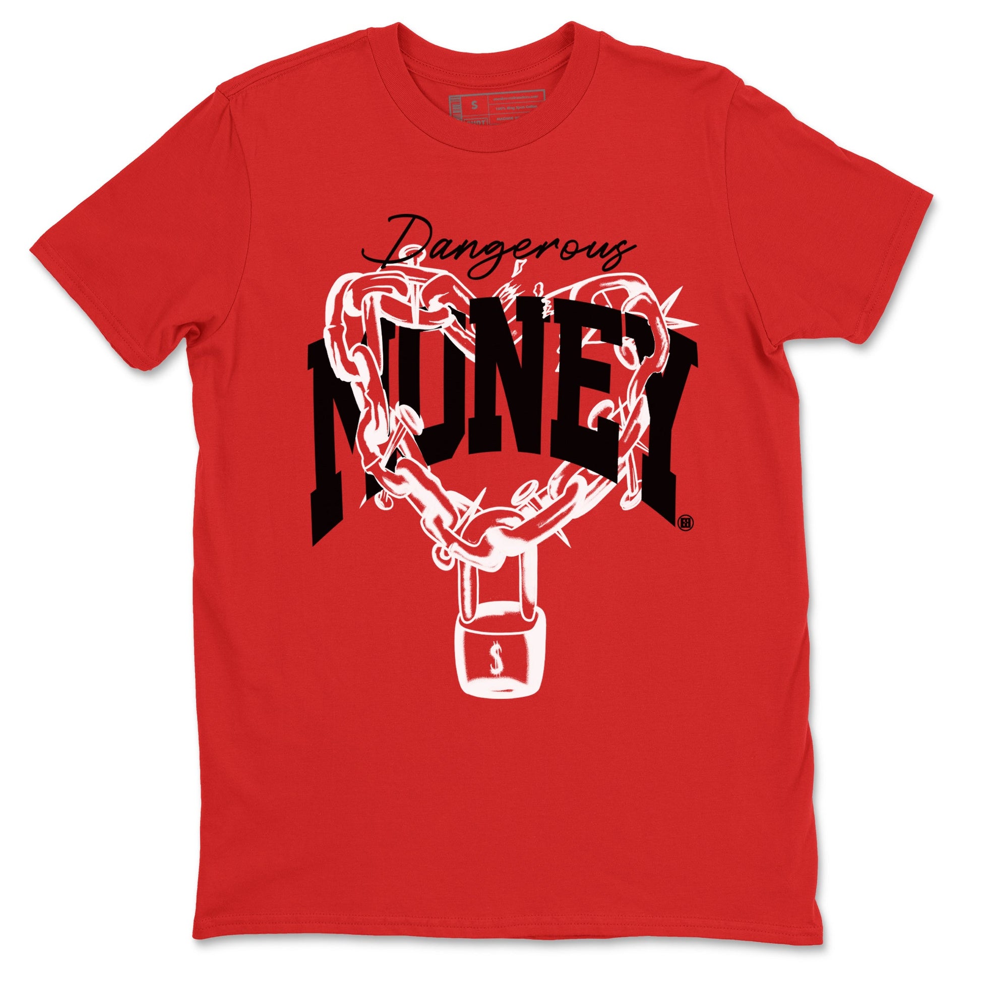 11s Bred Velvet shirts to match jordans Dangerous Money sneaker match tees Air Jordan 11 Bred Velvet match shoes to clothes SNRT Sneaker Tees unisex cotton Red 2 shirts