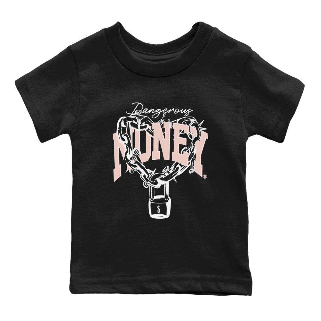 11s Legend Pink shirt to match jordans Dangerous Money sneaker tees Air Jordan 11 Legend Pink SNRT sneaker release tees baby toddler Black 2 cotton Shirt